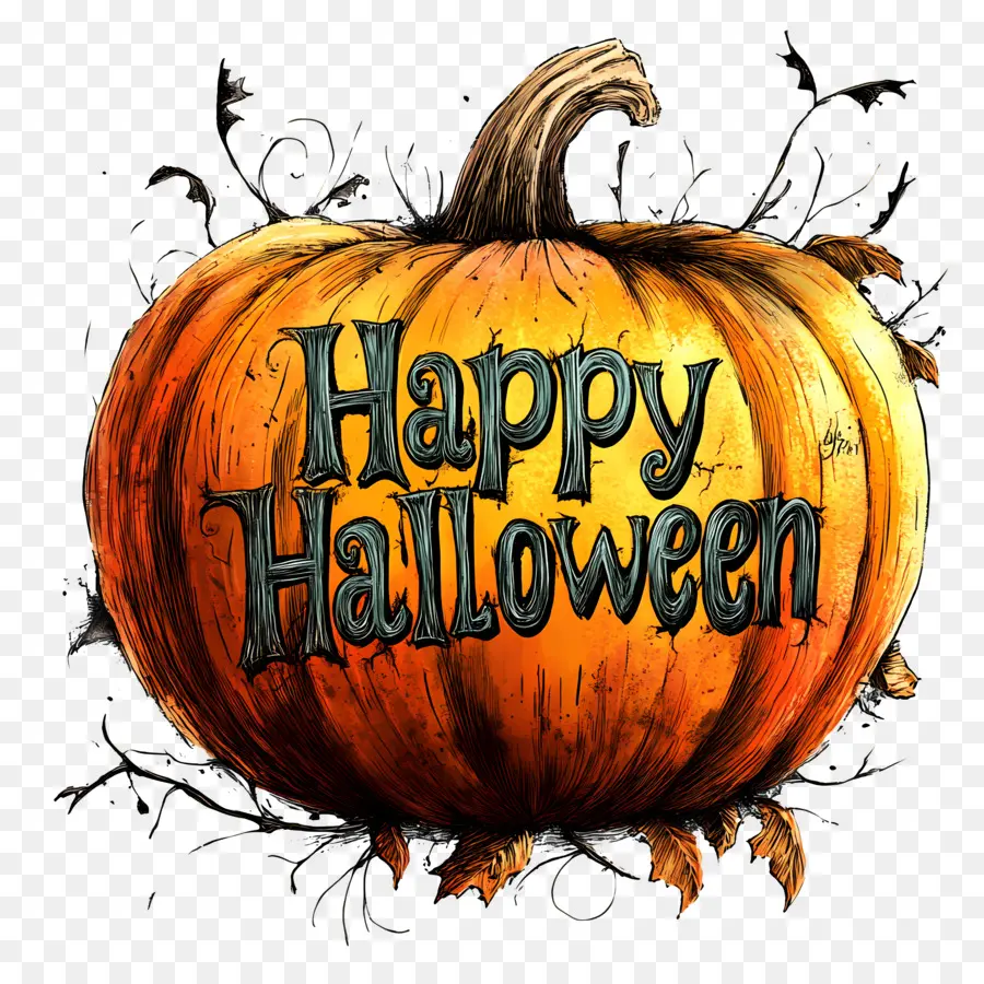 Feliz Halloween，Calabaza De Halloween PNG