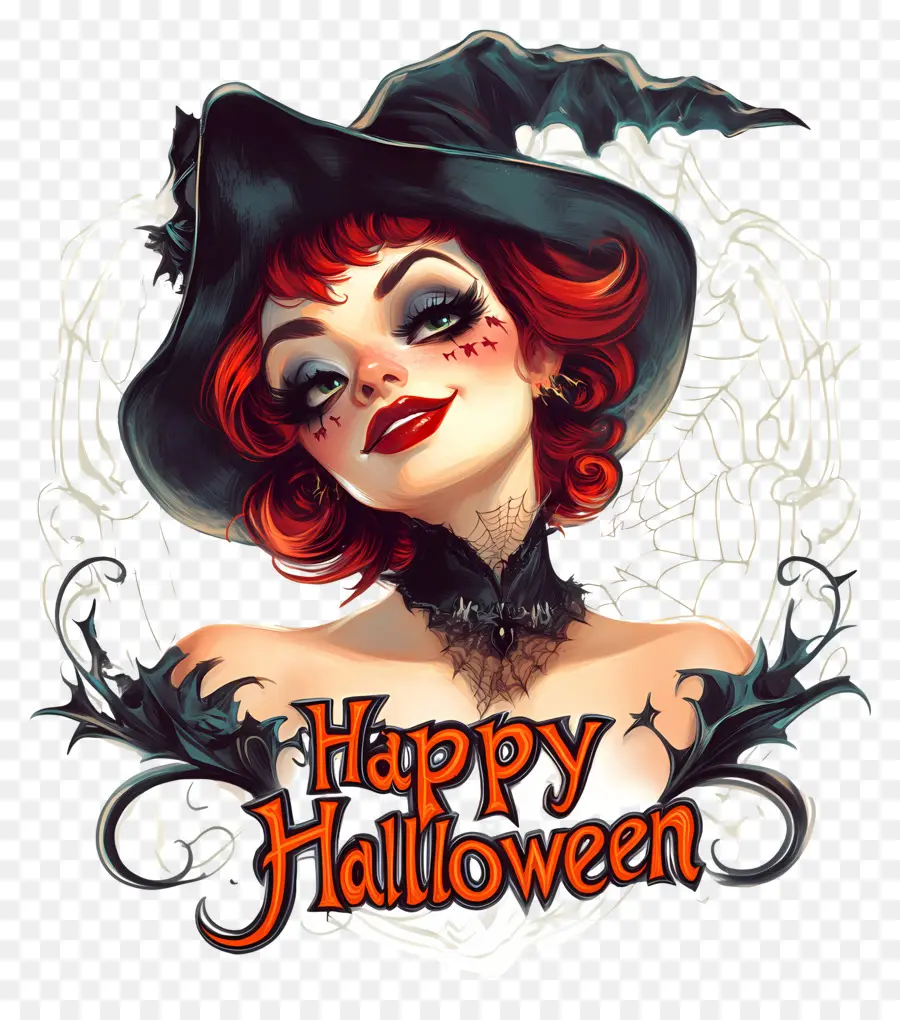 Feliz Halloween，Bruja De Halloween PNG