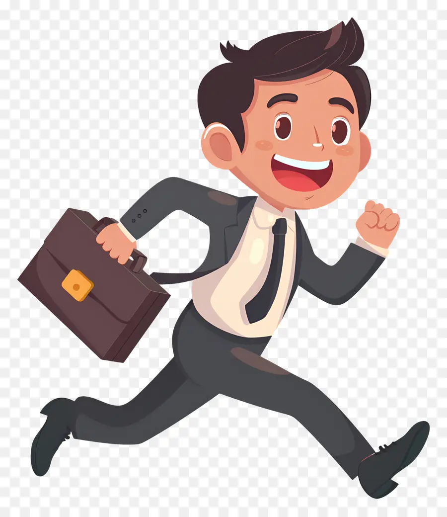 Empresario Corriendo，Hombre Corriendo PNG