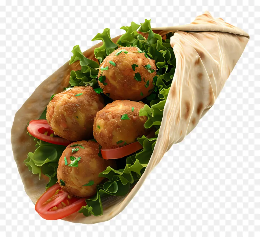 Envoltura De Falafel，Envoltura PNG