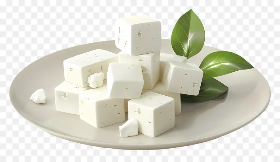 Queso Feta，Cubitos De Queso Blanco PNG