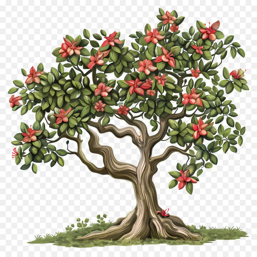 árbol Floreciente，Flores PNG