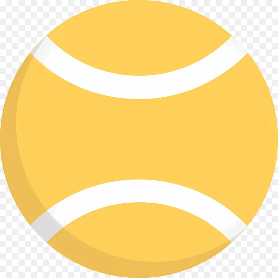 Pelota De Tenis，Amarillo PNG