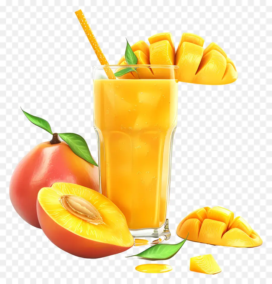 Batidos De Mango，Jugo De Mango PNG