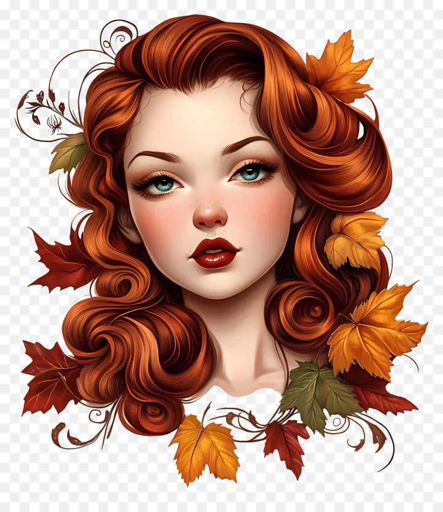 Chica De Otoño，Chica PNG