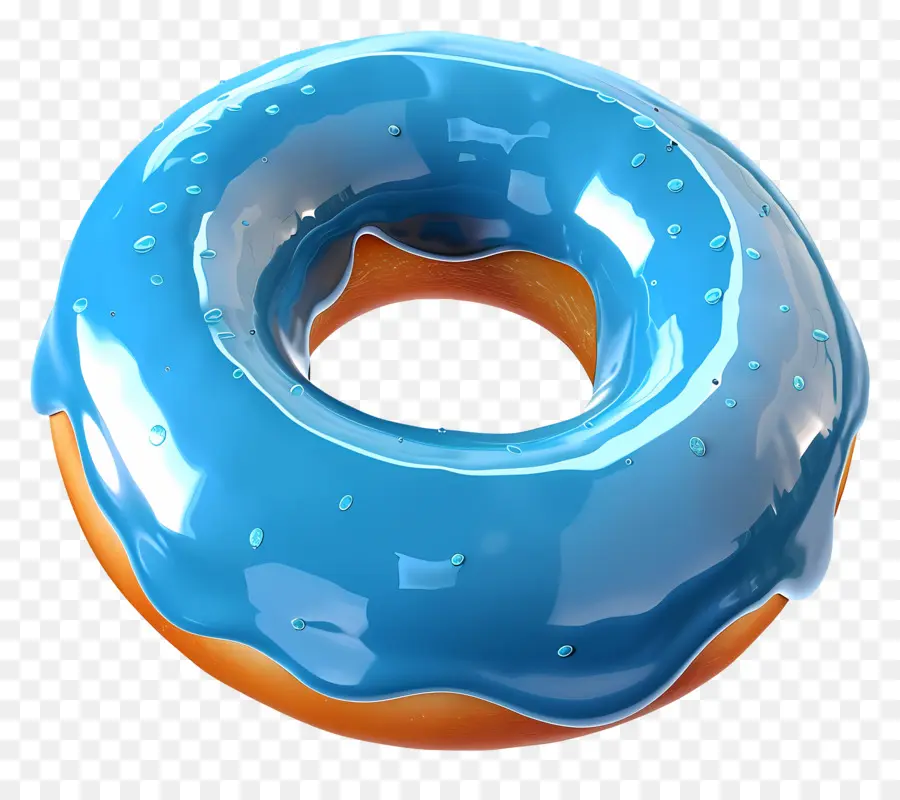 Donut Azul，Postre PNG