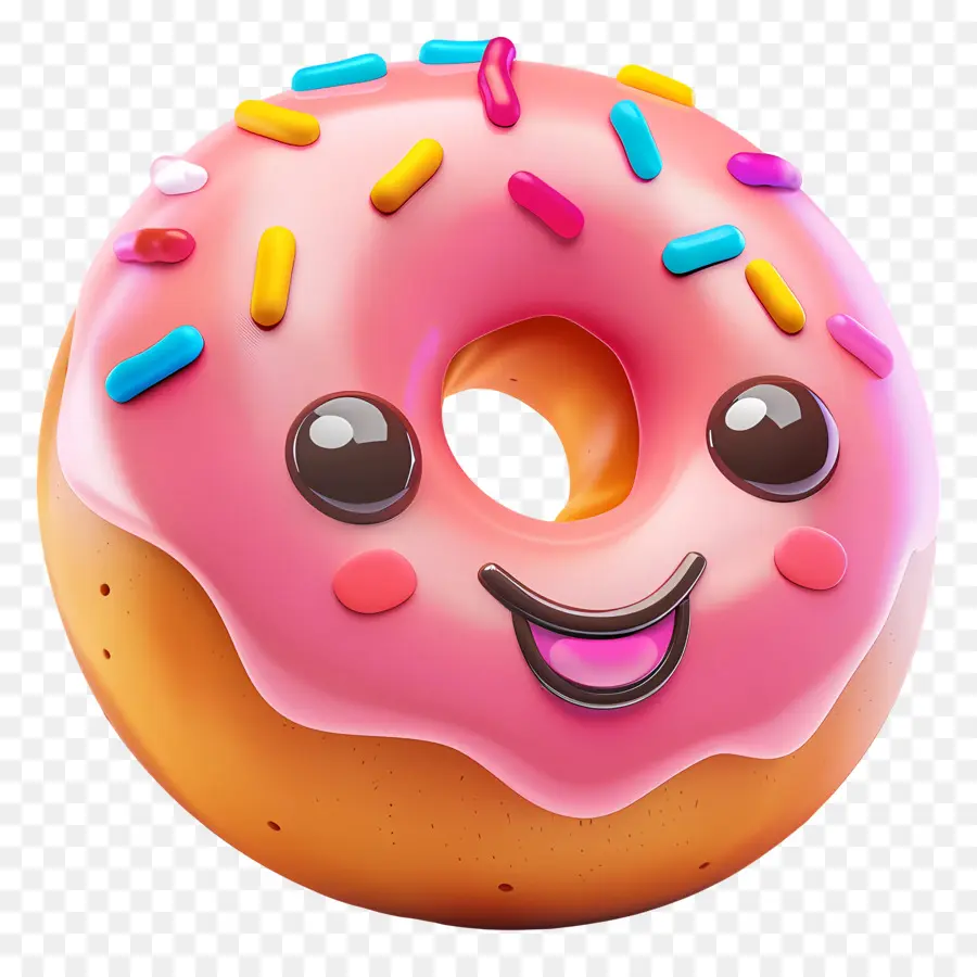 Lindo Donut，Donut Sonriente PNG