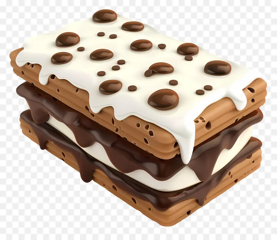 Sándwich De Helado，Pastelería De Chocolate PNG