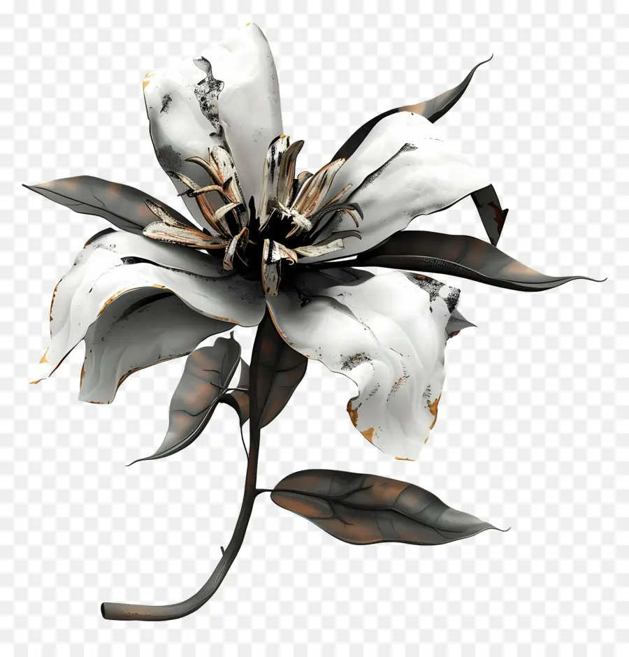 Flor Muerta，Flor Metalica PNG