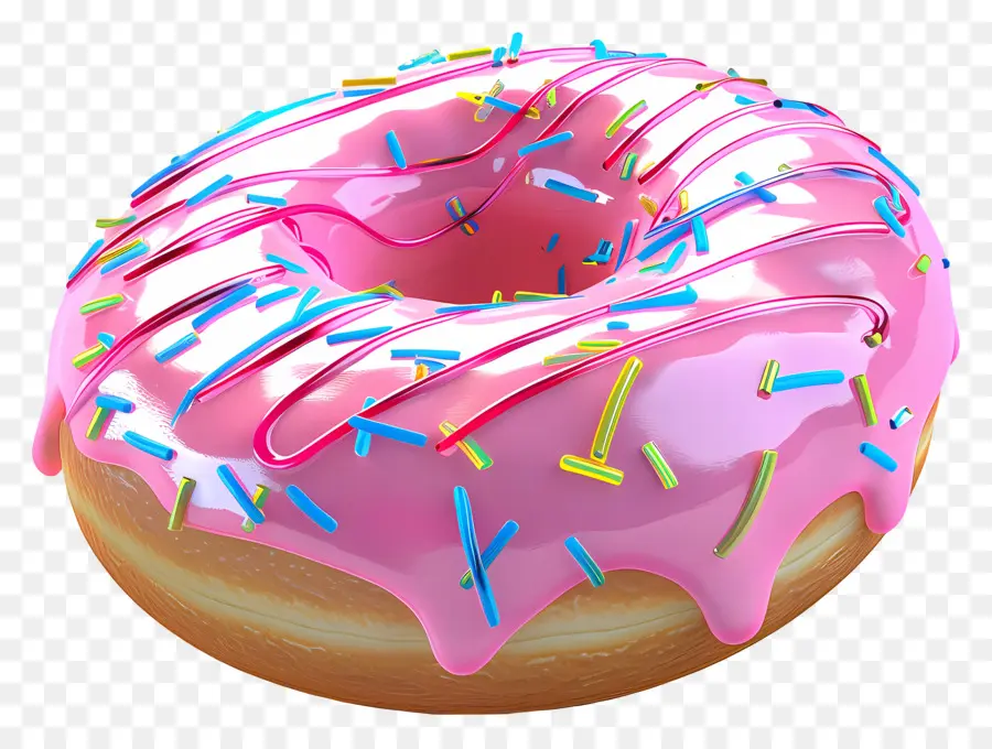 Donut Rosa，Donut Azul PNG