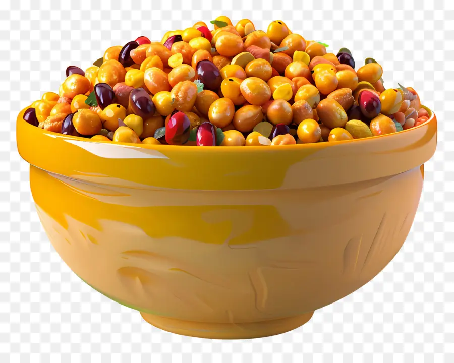 Cuenco Chana Chaat，Tazón De Frijoles PNG