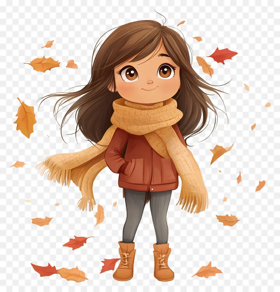 Chica De Otoño，Chica PNG