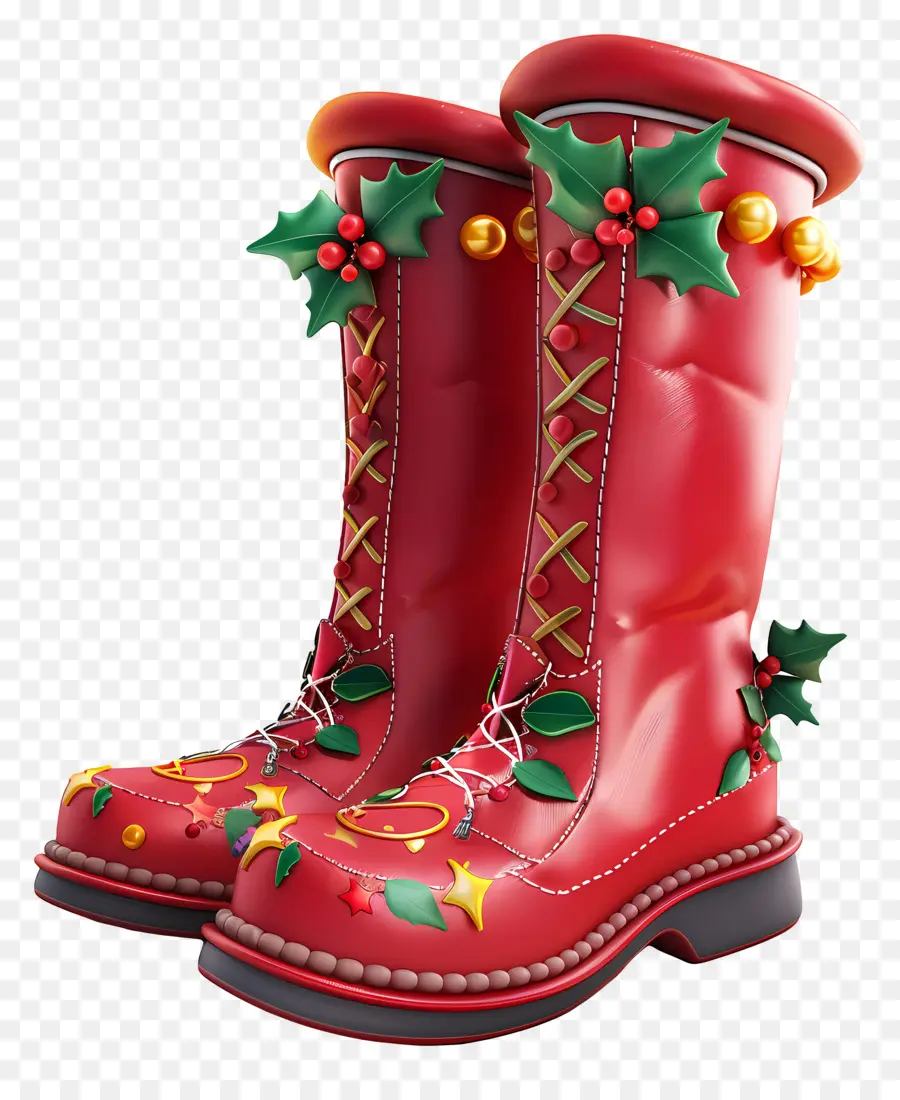 Botas，Botas De Navidad PNG