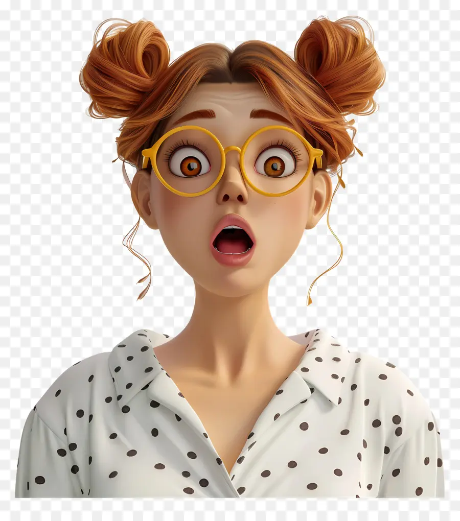 Mujer Sorprendida，Chica Sorprendida PNG