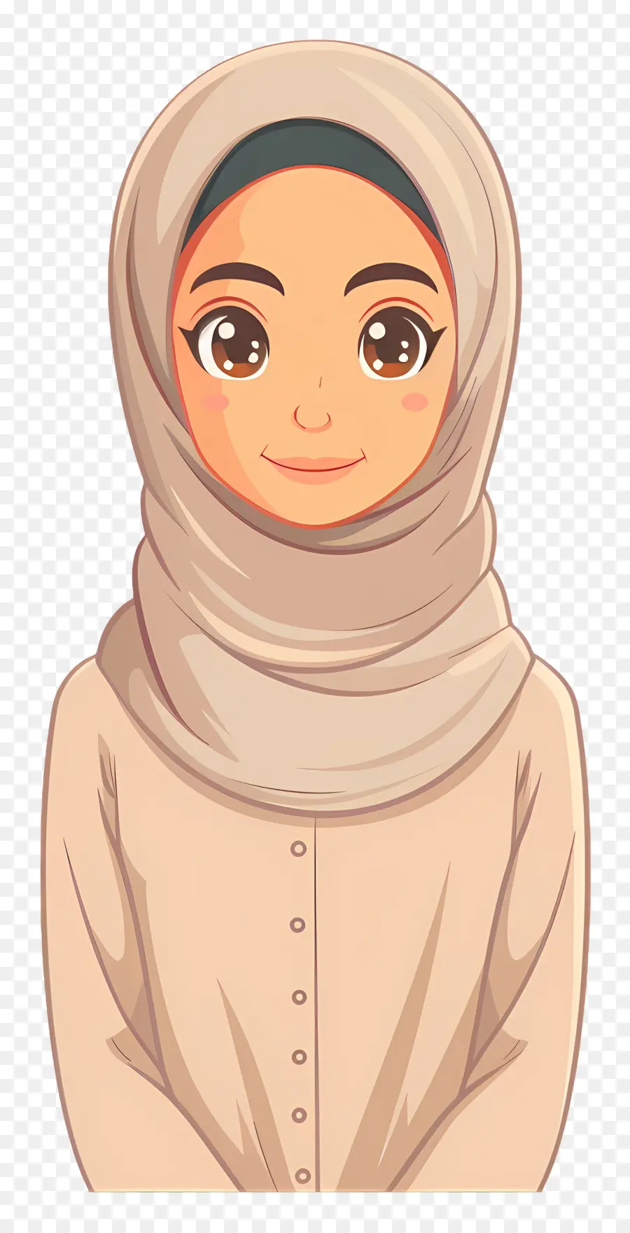 Linda Chica Hijab，Chica En Hiyab PNG