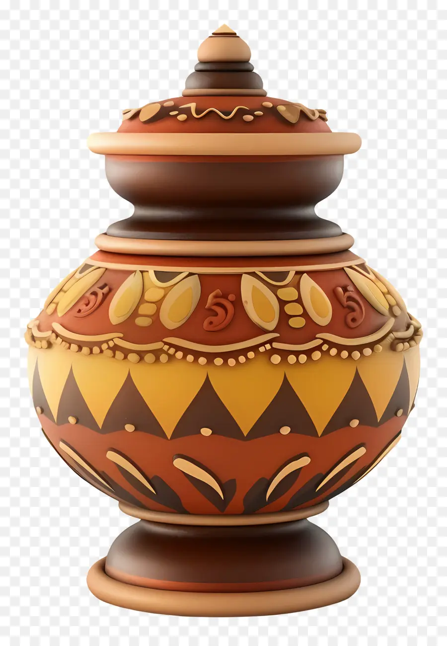 Puya Kalash，Tarro Decorativo PNG