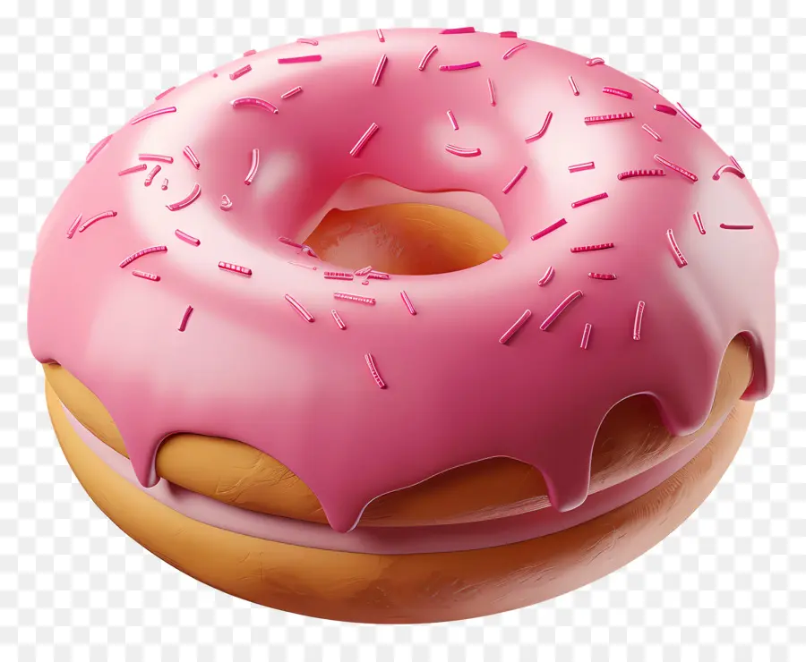 Donut Rosa，Rosquilla PNG