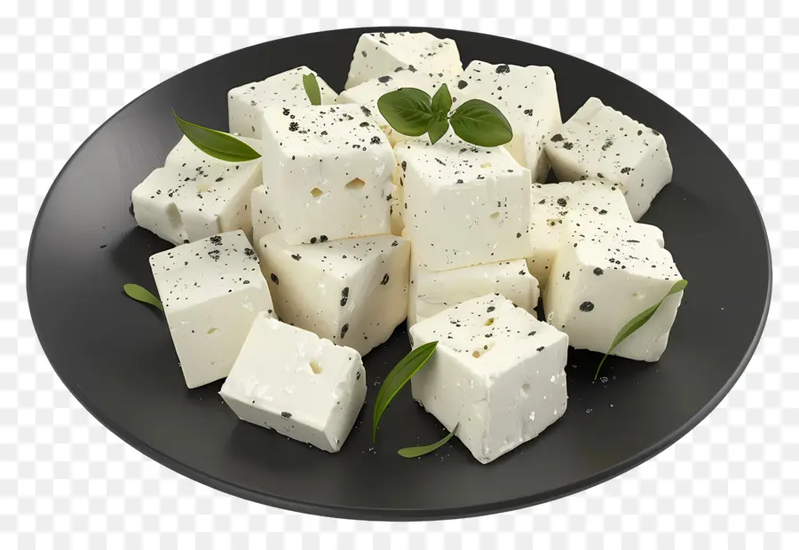 Queso Feta，Cubitos De Queso Blanco PNG