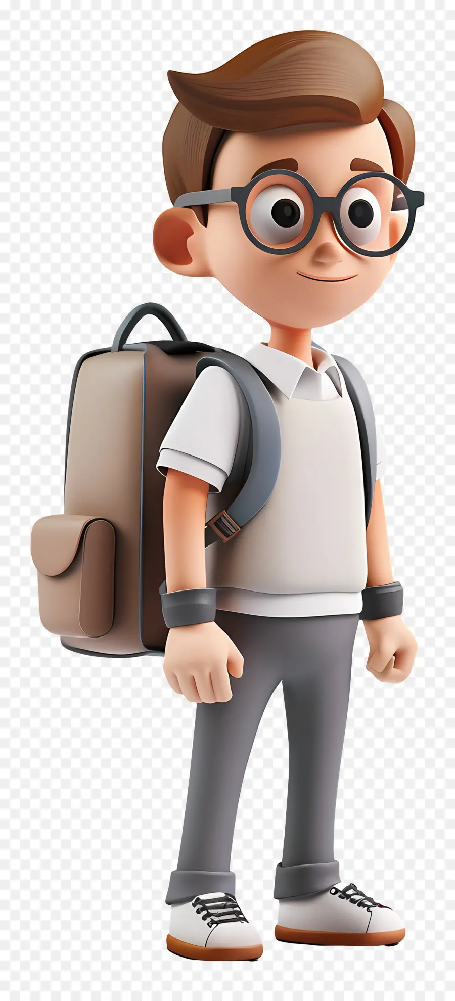 Estudiante De La Escuela，Niño Con Mochila PNG