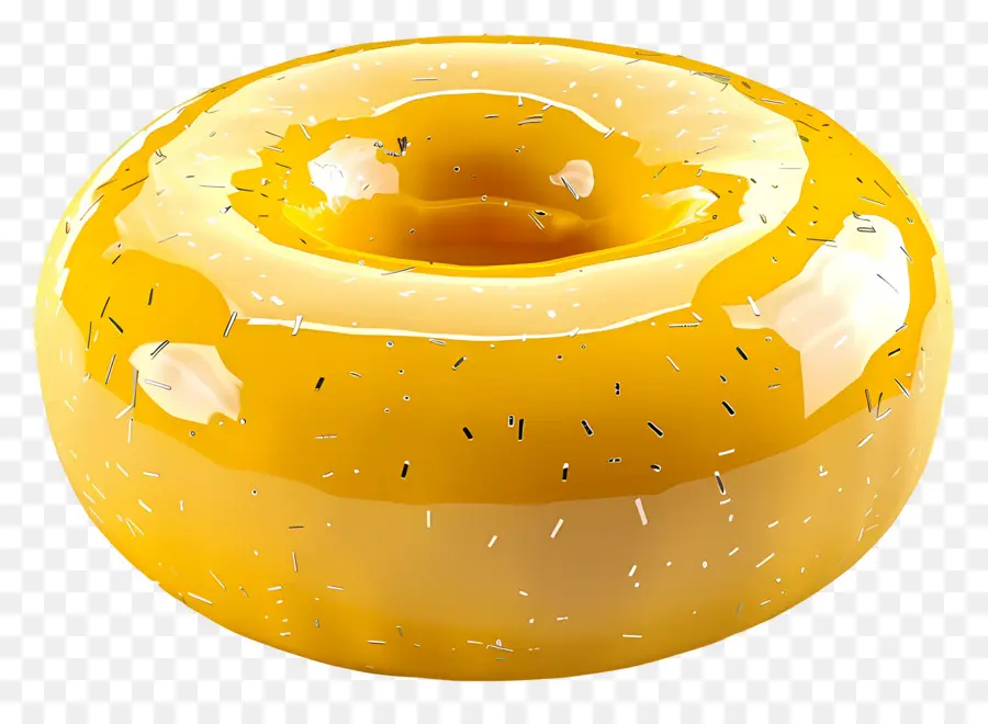 Donut Amarillo，Rosquilla PNG