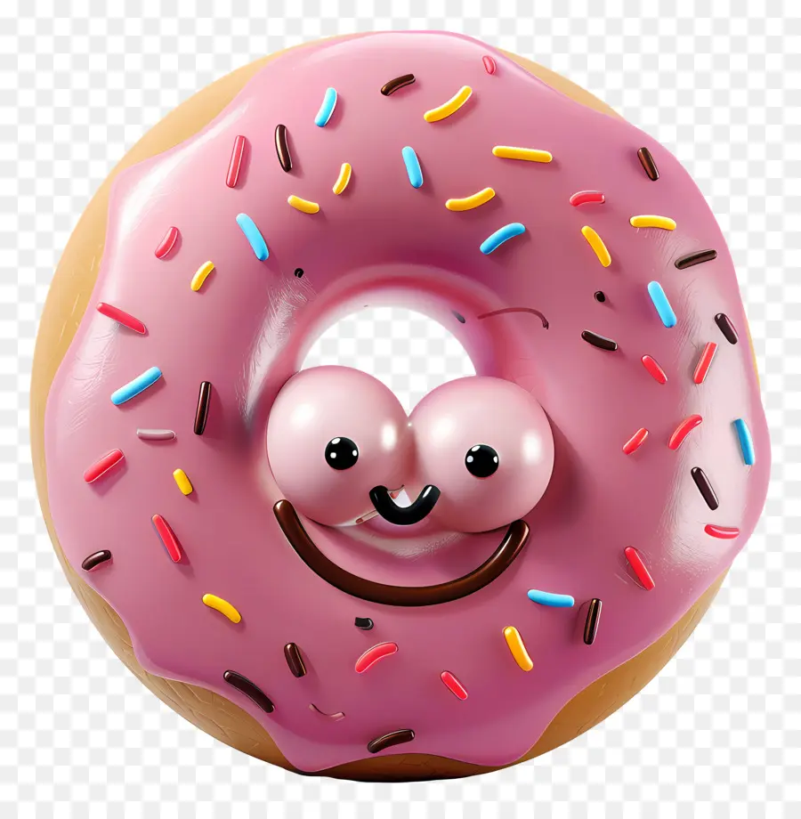 Lindo Donut，Donut Sonriente PNG