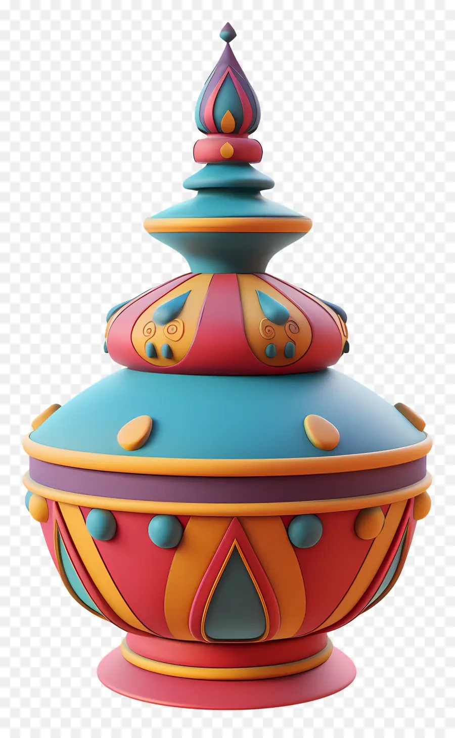 Puya Kalash，Tarro Decorativo PNG