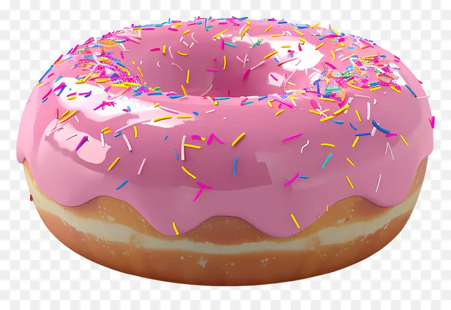 Donut Rosa，Rosquilla PNG