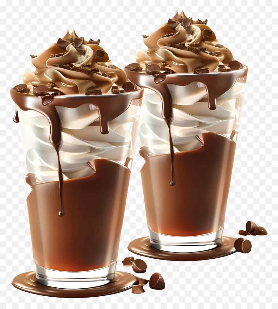 Parfait De Chocolate，Helado De Chocolate PNG