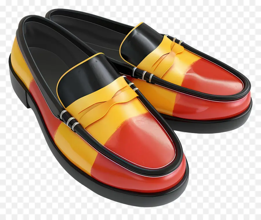 Mocasines，Zapatos Coloridos PNG