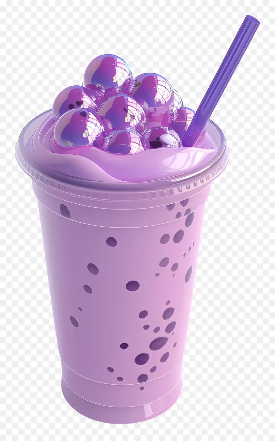 Té De Burbujas De Taro，Té De Burbujas Morado PNG