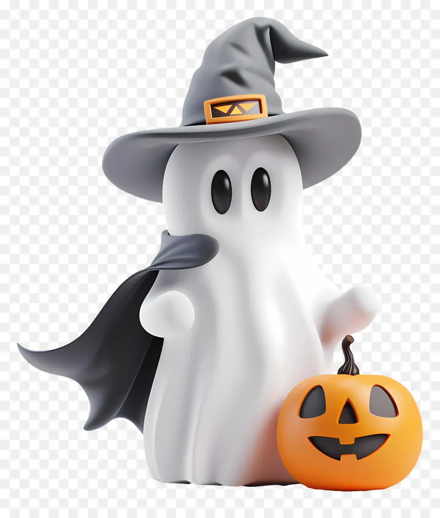 Fantasma Sosteniendo Calabaza，Fantasma Con Calabaza PNG