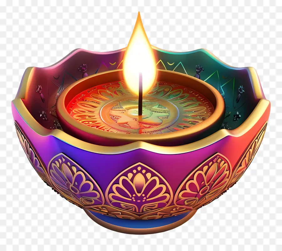 Diwali Diya，Lámpara Decorativa PNG