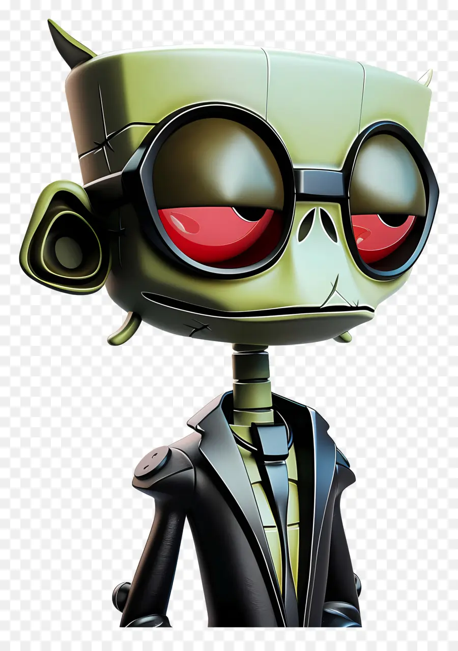 Invasor Zim，Personaje Alienígena PNG