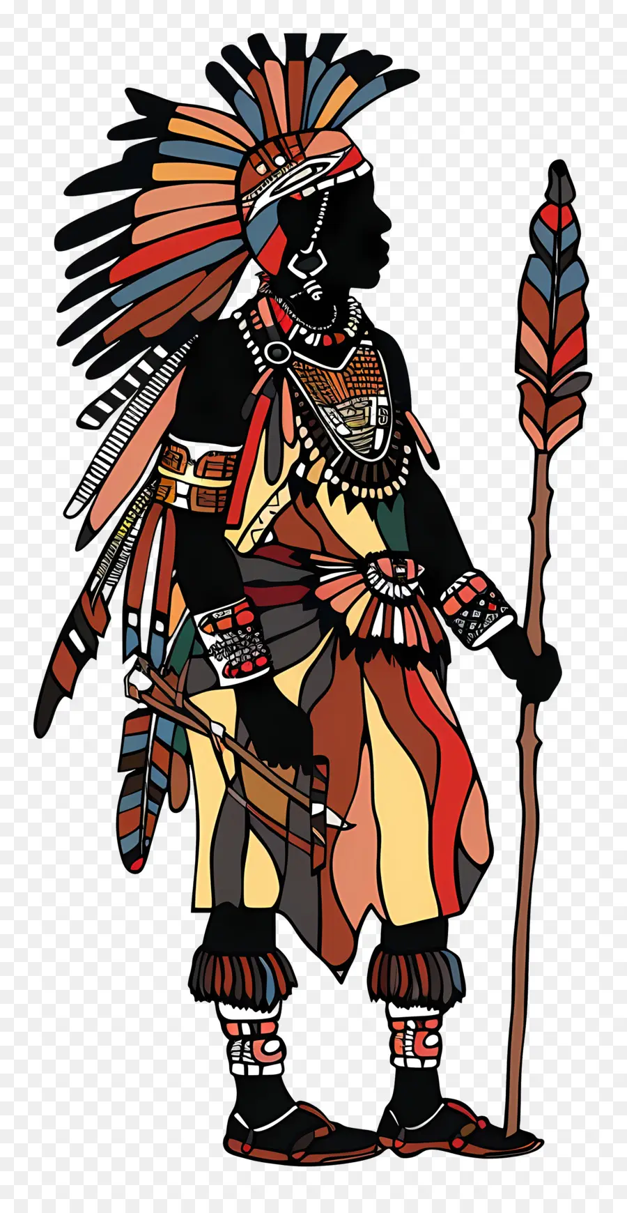 Guerrero Tribal，Plumas PNG