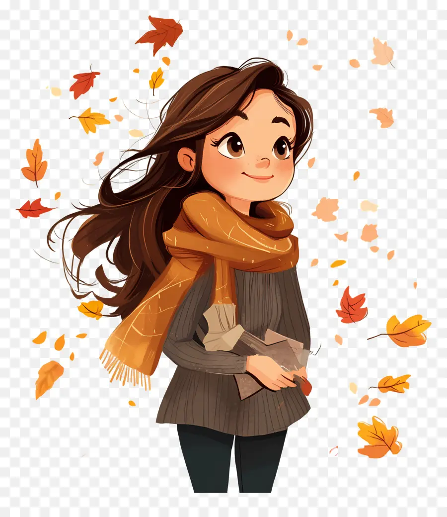 Chica De Otoño，Chica PNG