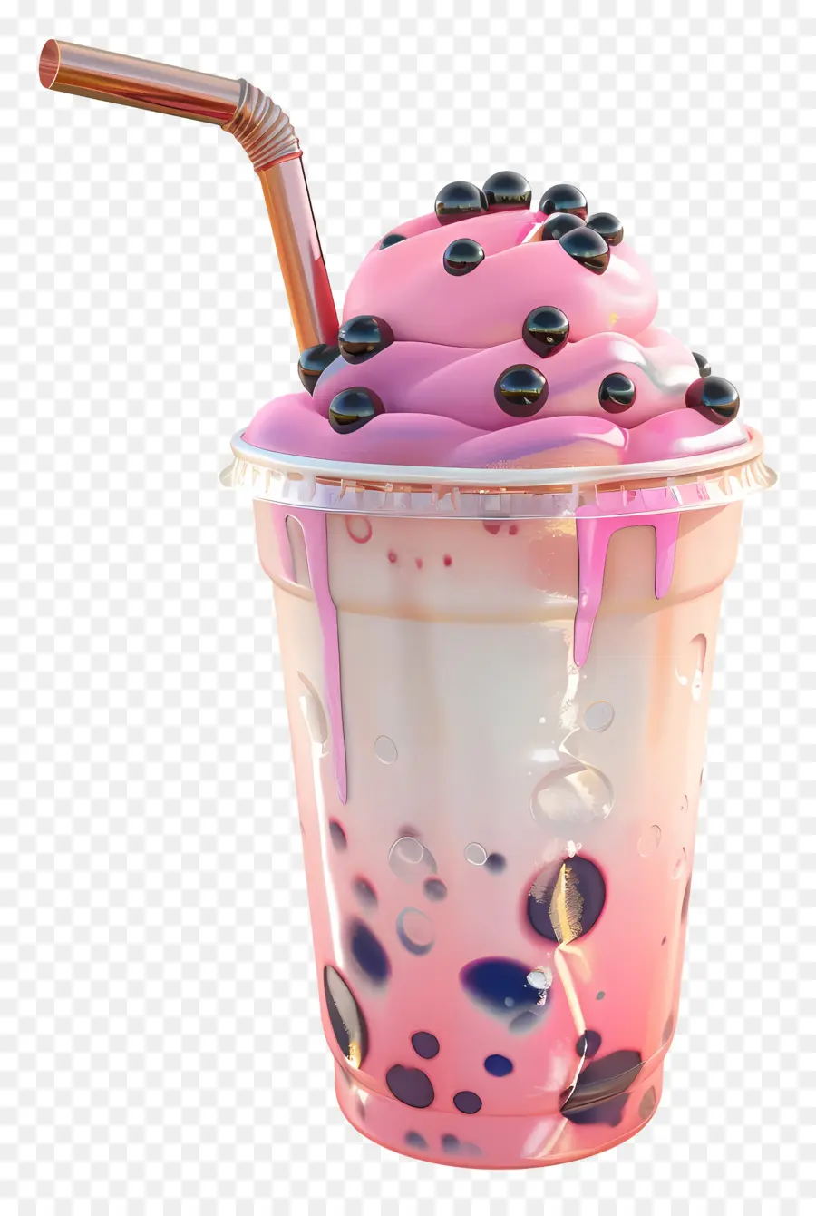 Bebida Boba，Té De Burbujas PNG