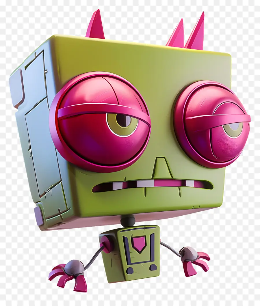 Invasor Zim，Robot De Dibujos Animados PNG