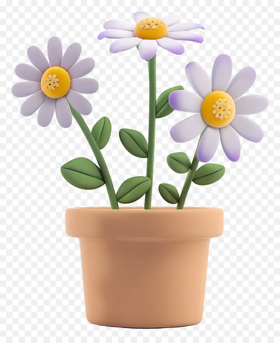 Planta Floreciente En Maceta，Maceta PNG