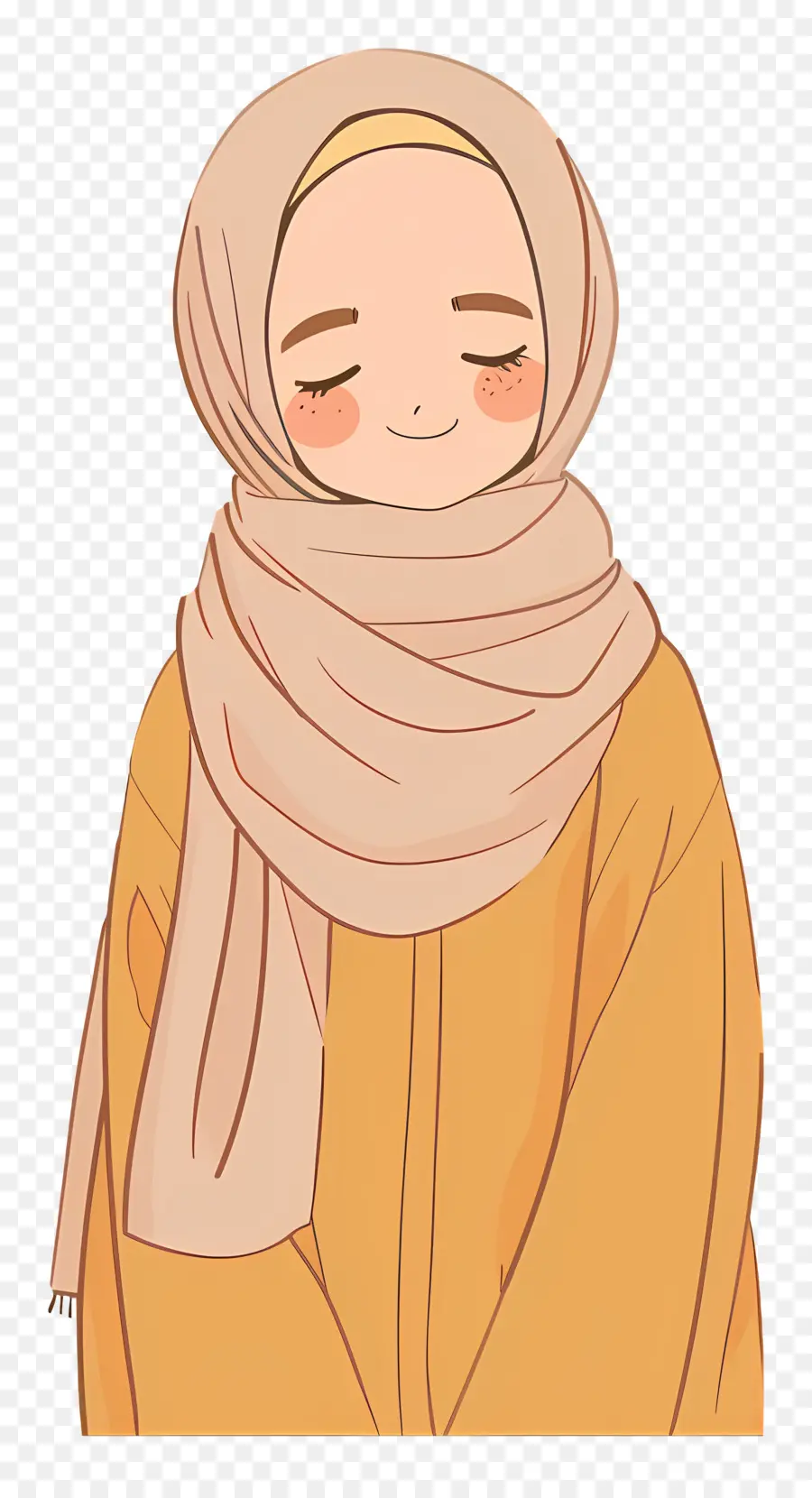 Linda Chica Hijab，Chica En Hijab PNG