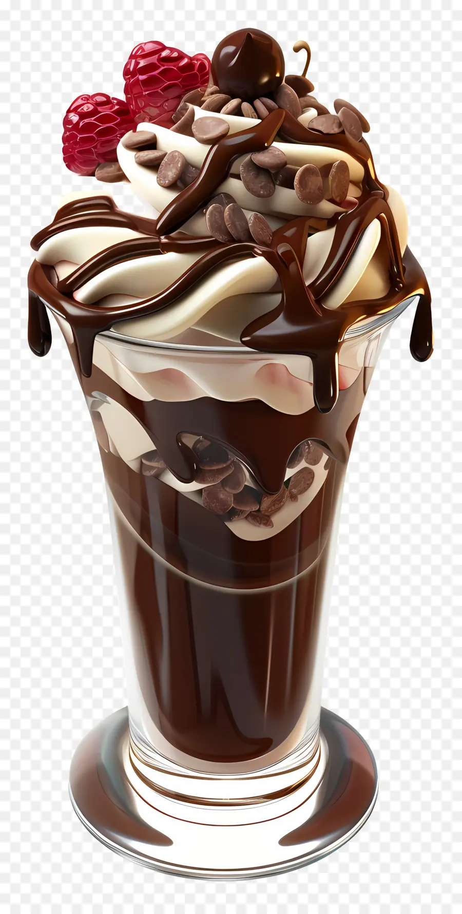 Parfait De Chocolate，Helado De Chocolate PNG