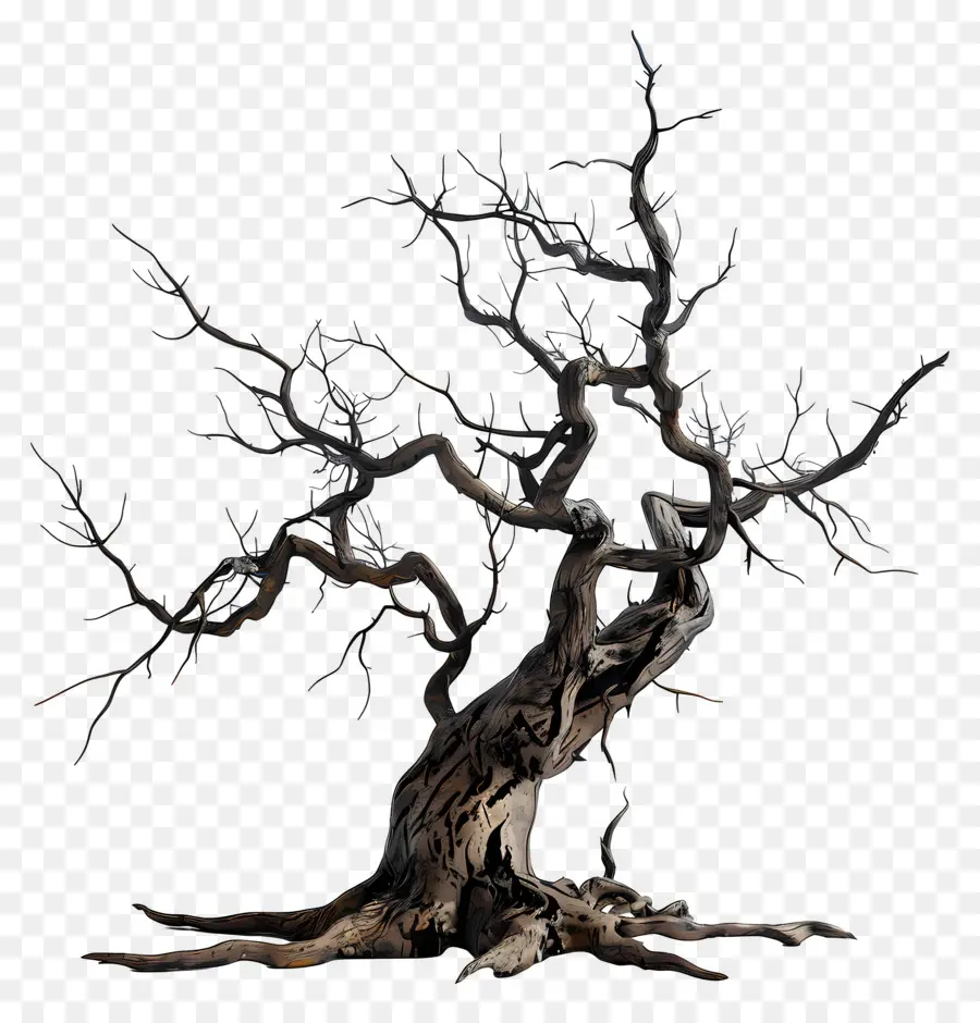 árbol Muerto，árbol Retorcido PNG