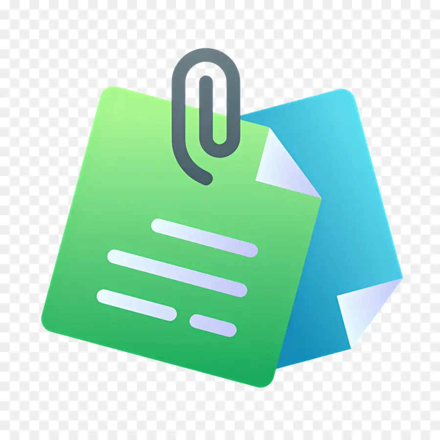 Notas Adhesivas，Clip De Papel PNG