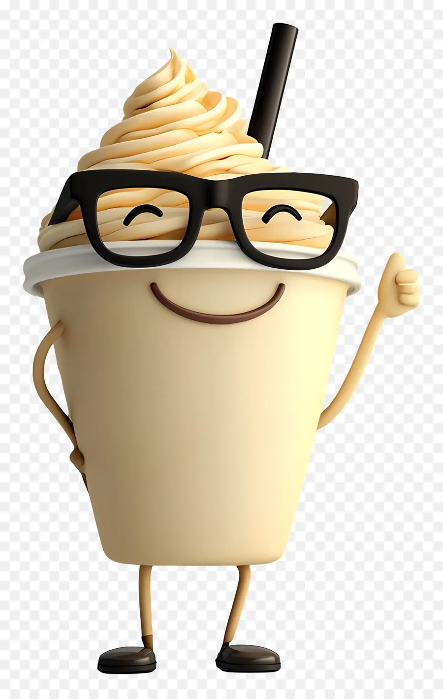 Frapé，Batido Sonriente PNG