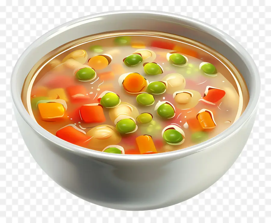 Sopa Minestrone，Sopa De Verduras PNG