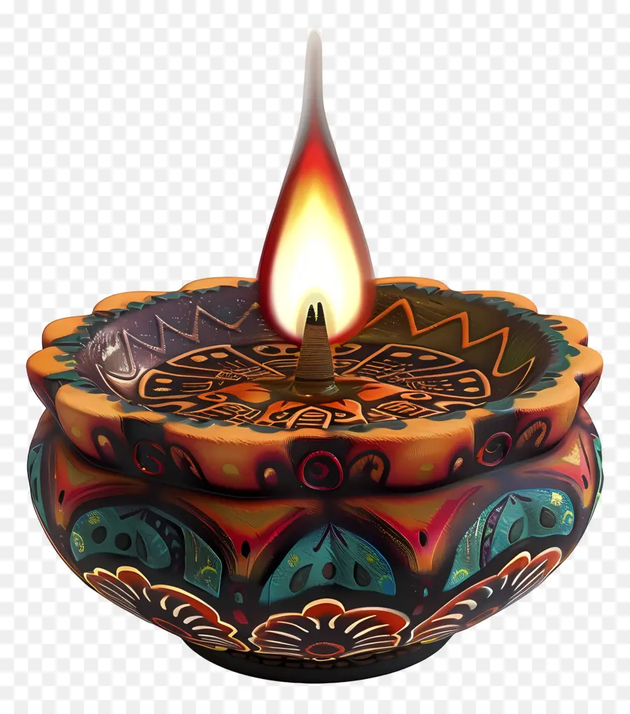 Diwali Diya，Lámpara Diya PNG