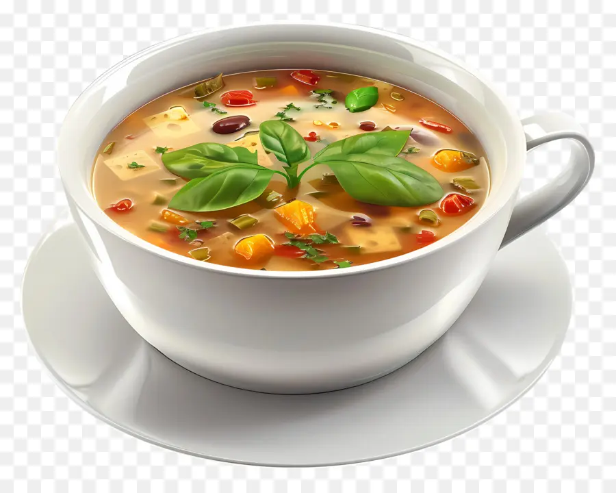 Sopa Minestrone，Sopa De Verduras PNG