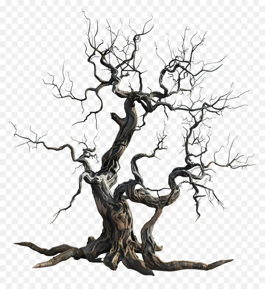 árbol Muerto，árbol Retorcido PNG