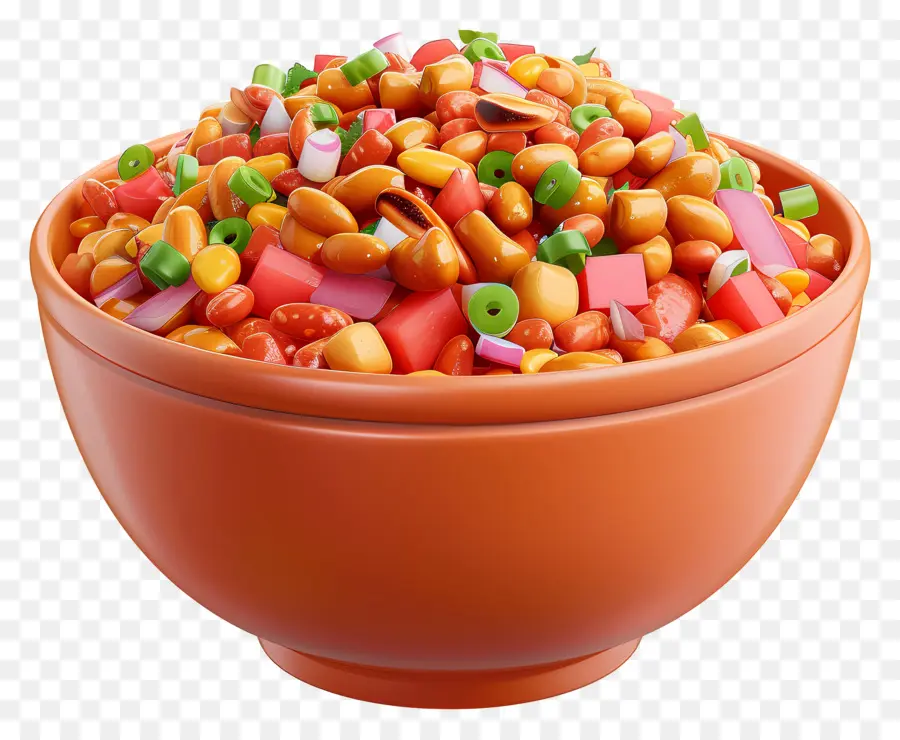 Cuenco Chana Chaat，Tazón De Frijoles PNG