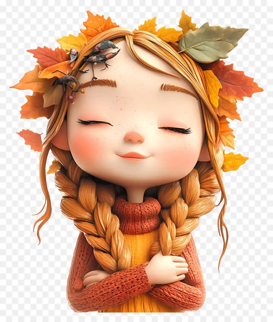 Chica De Otoño，Chica PNG