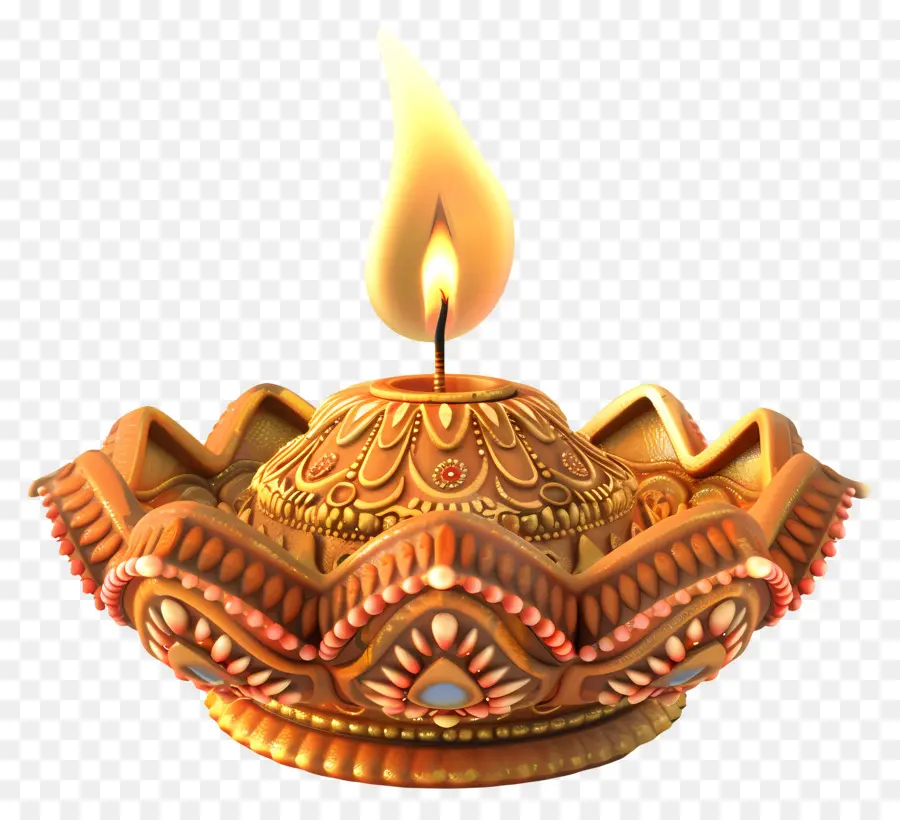 Diwali Diya，Lámpara De Aceite PNG